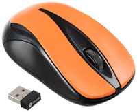 Мышь Oklick 675MW 1025920 черный / оранжевый оптическая (800dpi) беспроводная USB для ноутбука (3but)