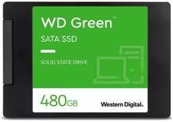 Накопитель SSD 2.5'' Western Digital WDS480G3G0A WD Green 480GB SATA 6Gb / s 3D TLC 545MB / s MTTF 1M 7mm