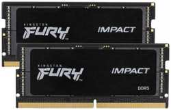 Модуль памяти SODIMM DDR5 16GB (2*8GB) Kingston FURY KF548S38IBK2-16 Impact 4800MHz CL38 1RX16 1.1V 16Gbit