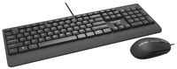 Клавиатура и мышь Canyon CNE-CSET4-RU USB клавиатура: 105 кл., slim, мышь: 100DPI, 1.5 м