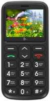 Fplus Мобильный телефон F+ Ezzy2 , 2SIM, 2.31″ 320*240, 32/32MB, up to 16GB flash, 0,3Mpix, BT, Micro-USB, 1400mAh
