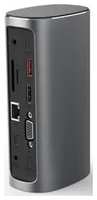 Док-станция Vention TPJH0-EU USB-C to HDMI/VGA/USB 3.1 Gen 2-C/USB 3.0x2/RJ45/SD/TF/TRRS 3.5mm/PD/aluminum