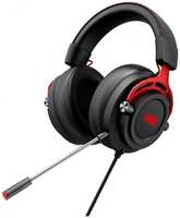 Гарнитура AOC GH300 RGB, Stereo, 7.1 Surround, USB кабель 2.0 м, чёрный-красный