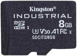 Промышленная карта памяти MicroSDHC 8Gb Kingston SDCIT2/8GBSP ndustrial C10 A1 pSLC Card Single Pack w/o Adapter