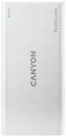 Аккумулятор внешний портативный Canyon PB-108 CNE-CPB1008W 10000mAh, Lightning / micro-USB, 2*USB-A, white