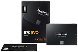 Накопитель SSD 2.5'' Samsung MZ-77E250B/EU 870 EVO 250GB SATA 6Gb/s V-NAND 3bit MLC 560/530MB/s IOPS 98K/88K MTBF 1.5M