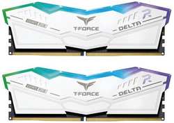 Модуль памяти DDR5 32GB (2*16GB) Team Group FF4D532G6200HC38ADC01 T-Force Delta RGB white PC5-49600 6200MHz CL38 1.25V