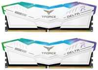 Модуль памяти DDR5 32GB (2*16GB) Team Group FF4D532G6000HC38ADC01 T-Force Delta RGB white PC5-48000 6000MHz CL38 1.25V