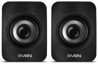 Компьютерная акустика 2.0 Sven 130 SV-020224 2*3 Вт(RMS), 100 Гц-20 КГц, USB, чёрная