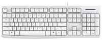 Клавиатура Dareu LK185 White белая, мембранная, 104 клавиши, EN / RU, 1,8м