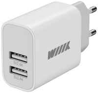 Зарядное устройство сетевое Wiiix UNN-1-2-04-W 2.4A универсальное белый