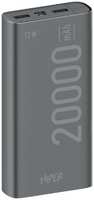 Аккумулятор внешний универсальный HIPER METAL 20K SPACE 20000mAh, Intput: micro-USB, USB-C: Output: 2*USB 5V/2,4A, Max 12W space