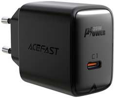 Зарядное устройство сетевое ACEFAST A1 20W, USB Type-C, чёрное