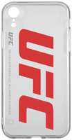 Чехол - накладка Red Line УТ000019050 силиконовый, UFC для Apple iPhone XR (6.1″), дизайн №23, прозрачный