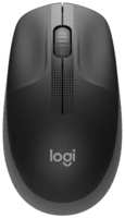 Мышь Logitech M190 910-005923 черный / серый оптическая (1000dpi) беспроводная USB (2but) 910-005905 / 