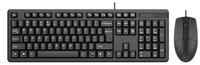 Клавиатура и мышь A4Tech KK-3330 USB (BLACK) клав: черная, мышь: черная USB 1530249 (KK-3330 USB (BLACK))