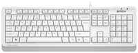 Клавиатура A4Tech Fstyler FKS10 белый / серый USB 1530198 (FKS10 WHITE)