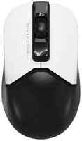 Мышь Wireless A4Tech Fstyler FB12 белый / черный оптическая (1200dpi) BT / Radio USB (3but) 1595332 (FB12 PANDA)