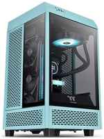 Корпус mini-ITX Thermaltake The Tower 100 Turquoise CA-1R3-00SBWN-00 , без БП, боковая панель из закаленного стекла, USB Type-C, 2*USB 3.2, a