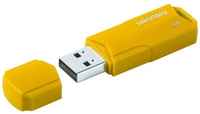 Накопитель USB 2.0 8GB SmartBuy SB8GBCLU-Y Clue series, жёлтый