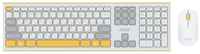 JLabВ Клавиатура и мышь Wireless Acer OCC200 ZL.ACCEE.002 желтые, USB, 109 клавиш, 4кн, 1200dpi
