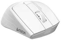 Мышь Wireless A4Tech Fstyler FG30S белая / серая оптическая (2000dpi) silent USB (6but) 1204073 (FG30S WHITE)