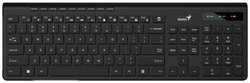 Клавиатура Wireless Genius SlimStar 7230 31310021402 чёрная, мультимедийная, USB, тонкие клавиши, возможность программирования до 12 кнопок, 103 кнопк