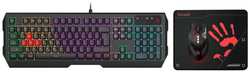 Клавиатура и мышь A4Tech B1700 ( B140N +ES7 + BP-50M) клав:, мышь:, USB, LED, (1836734)