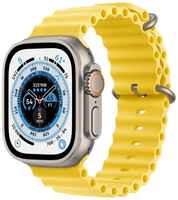 Часы Apple Watch Ultra 49mm Titan Case / Yellow Ocean Band (MNH93LL/A)