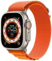 Часы Apple Watch Ultra 49mm L Titan Case / Orange Alpine Loop (MQEV3LL/A)
