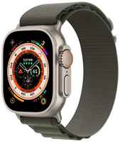 Часы Apple Watch Ultra 49mm S Titan Case / Green Alpine Loop (MNHC3LL/A)