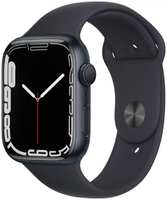 Часы Apple Watch Series 7 45mm Midnight Aluminium Case with Midnight Sport Band (MKN53)