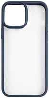 Чехол Usams US-BH771 УТ000028124 пластиковый, прозрачный для iPhone 13 Pro Max, с цветным силиконовым краем, синий (IP13PMJX03)
