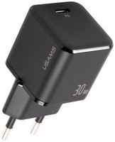 Зарядное устройство сетевое Usams US-CC148 T45 УТ000027613 30W Super Si Mini PD Fast 1C Charger, черное (CC148TC01)