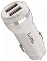 Зарядное устройство автомобильное Hoco RD2 УТ000022082 2*USB, 2.4A, белое