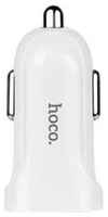 Зарядное устройство автомобильное Hoco Z2A УТ000022050 2*USB, 2.4A, белое