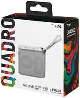 Портативная акустика TFN Quadro TFN-BS03-01GR 3Вт, BT, 1500 мАч, серый