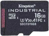 Промышленная карта памяти MicroSDHC 16Gb Kingston SDCIT2 / 16GBSP сlass 10 UHS-I U3 V30 A1 TLC в режиме pSLC (SDCIT2/16GBSP)