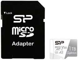 Карта памяти 1TB Silicon Power SP001TBSTXDA2V20SP microSDXC, Class10, UHS-I U3, 100/80 Mb/s A1 (SD адаптер)