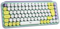Клавиатура Logitech POP Keys 920-010717 USB, 85 клавиш, зелёно-белая