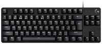 Клавиатура Logitech G413 TKL SE USB, 84 клавиши, чёрная 920-010446 / 920-010447
