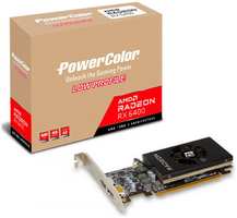 Видеокарта PCI-E PowerColor Radeon RX 6400 (AXRX 6400 LP 4GBD6-DH) 4GB GDDR6 64bit 6nm 1923/16000MHz HDMI/DP