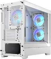 Корпус mATX Fractal Design Pop Mini Air RGB TG Clear Tint , без БП, панель из закаленного стекла, 2*USB 3.0, audio