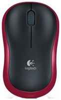 Мышь Wireless Logitech M185 910-002237 красный, 1000dpi, 2.4GHZ, EWR2