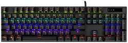 Клавиатура TFN Saibot KX-14 чёрная, USB, 104 клавиши, RGB, кабель 1.5м (TFN-GM-KW-KX-14BKB)