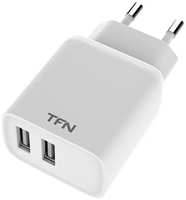 Зарядное устройство сетевое TFN TFN-WCRPD12W2U02 2*USB Type-А, 2.4A+кабель micro USB