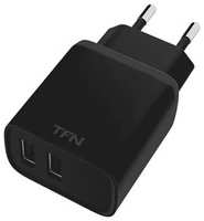 Зарядное устройство сетевое TFN TFN-WCRPD12W2U01 2*USB Type-А, 2.4A+кабель micro USB