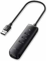 Концентратор UGREEN CM416 10915_ 4*USB 3.0, 25 см, черный