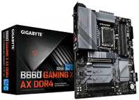 Материнская плата ATX GIGABYTE B660 GAMING X AX DDR4 (LGA1700, B660, 4*DDR4 (4400), 4*SATA 6G RAID, 3*M.2, 3*PCIE, 2.5Glan, WiFi, BT, HDMI, DP, 3*USB