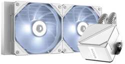 Система охлаждения жидкостная ID-Cooling DASHFLOW 240 BASIC WHITE LGA2066 / 2011 / 1700 / 1200 / 115x / AM5 / AM4 (2*120mm fan, 700-1800rpm, 82.5CFM, 15.2-35.2dBA (DASHFLOW 240 BASIC WHITE)